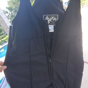 Womens Black hill toppers ski overalls